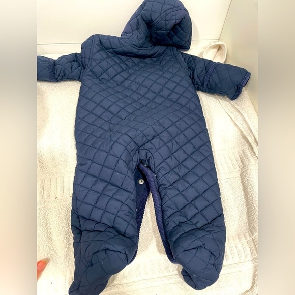 RALPH LAUREN Water-Repellent Hooded Barn Bunting IN NEWPORT NAVY - Picture 4 of 4